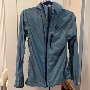 Black diamond alpine start hoody xs women’s- artic blue